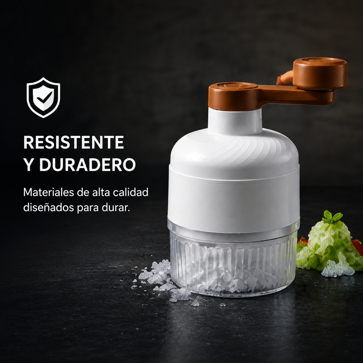 Máquina manual de granizados