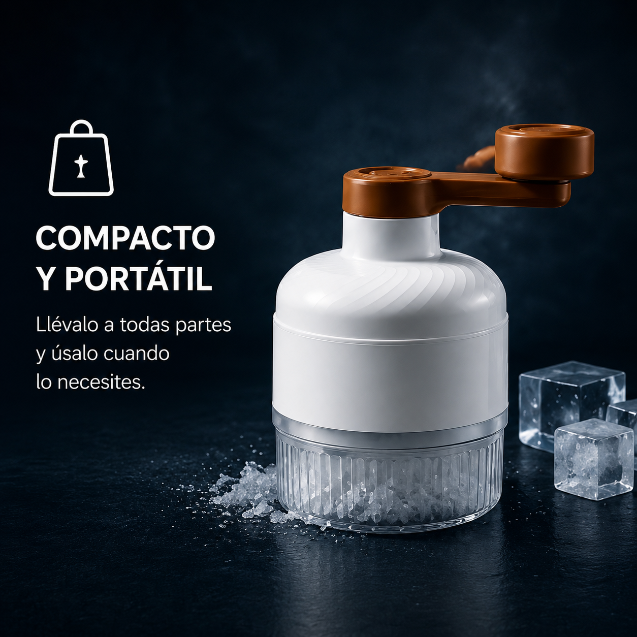 Máquina manual de granizados