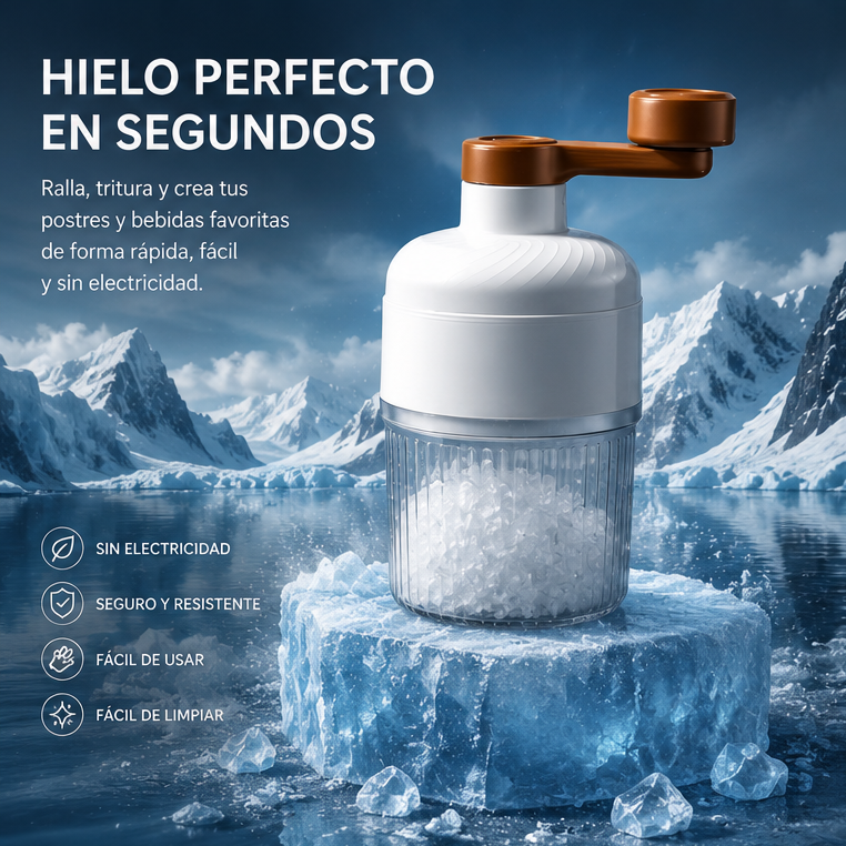 Máquina manual de granizados